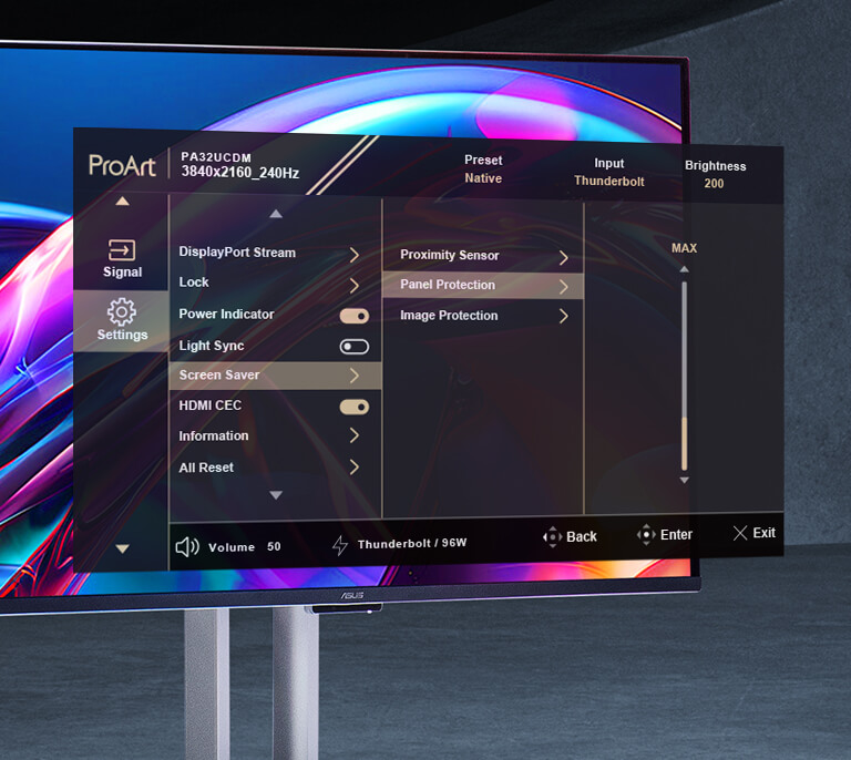 ASUS OLED Care 为您的 OLED 屏幕提供先进的烙印保护。