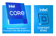 Intel CPU and chipset logo