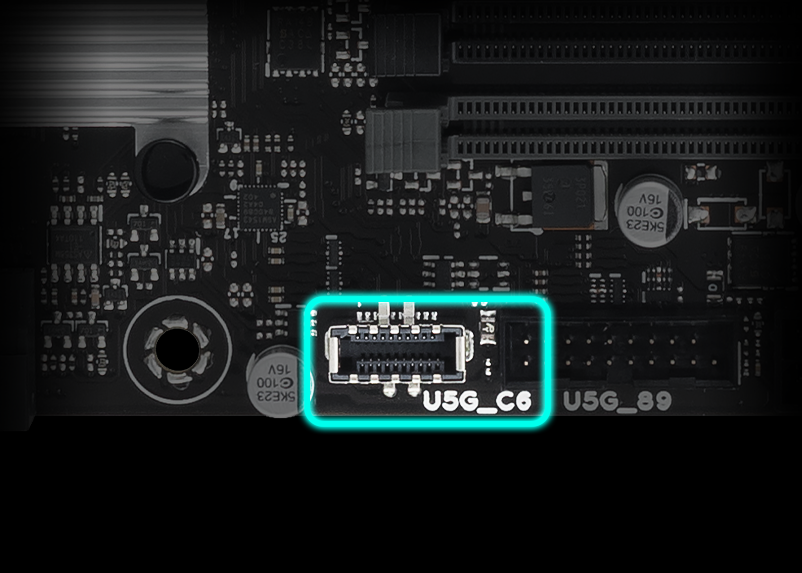 Front USB 5Gbps Type-C®