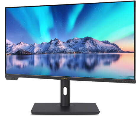 在 ProArt Display 8K PA32KCX 上以橫向模式顯示的極光影像