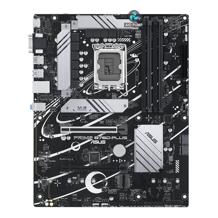 Prime motherboard with AIO Pump header image