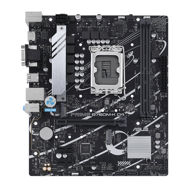 Prime motherboard with 4-Pin PWM/DC Fan image