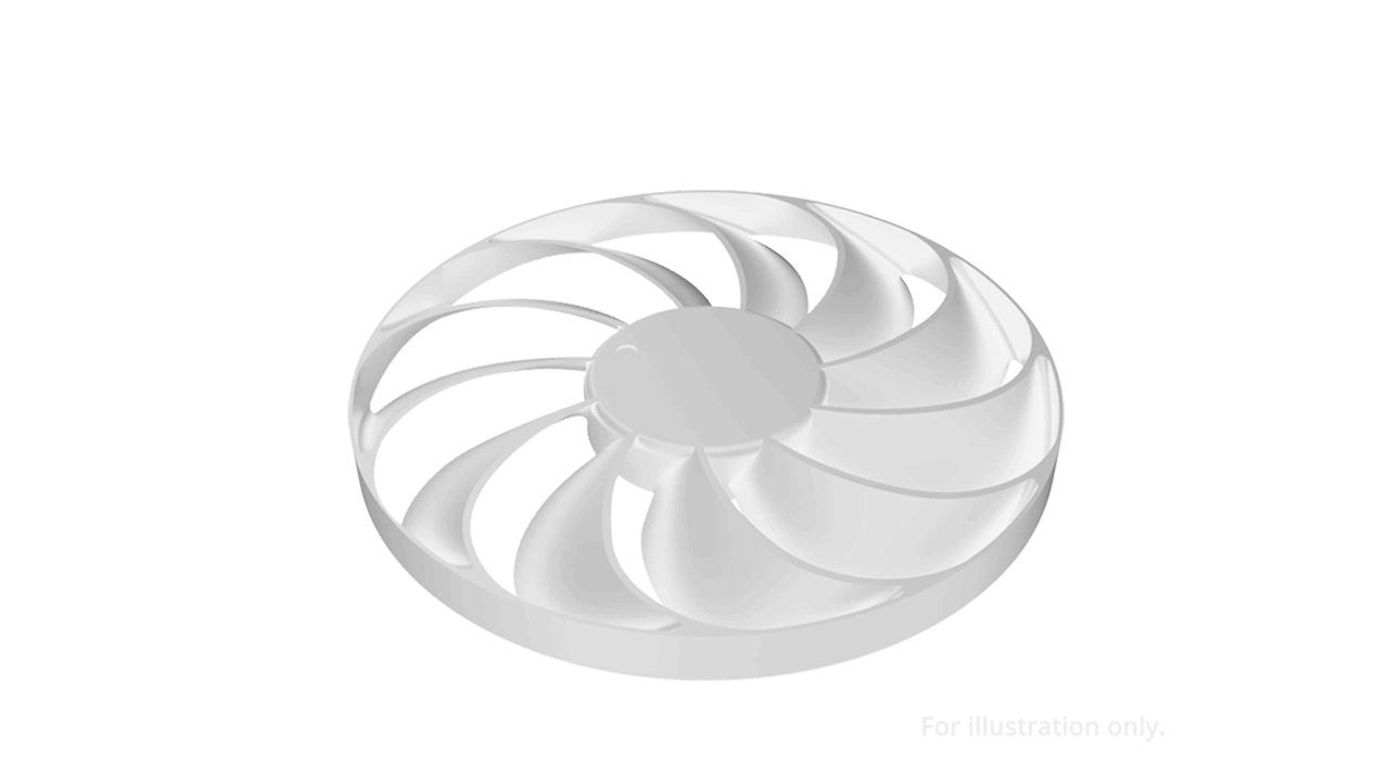 Prime RTX 5070 白色版风扇图解