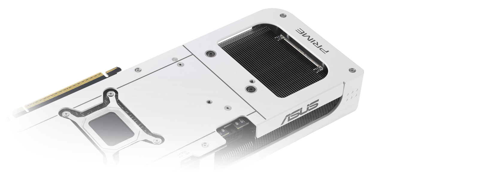 Prime RTX 5070 白色版显卡背板通风口