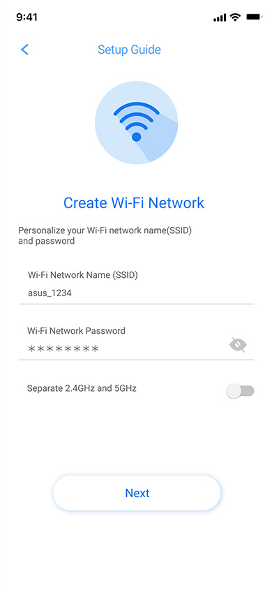 设定您的 WiFi SSID 和密码