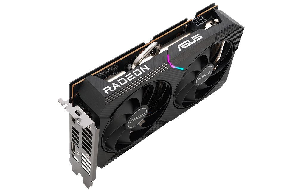 ASUS Dual Radeon™ RX 6500 XT OC Edition 4GB GDDR6 | Graphics Card