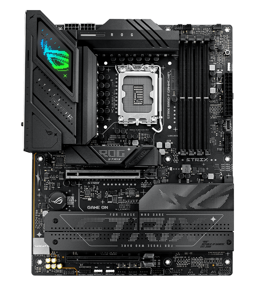 Strix  B860-F fan header locations