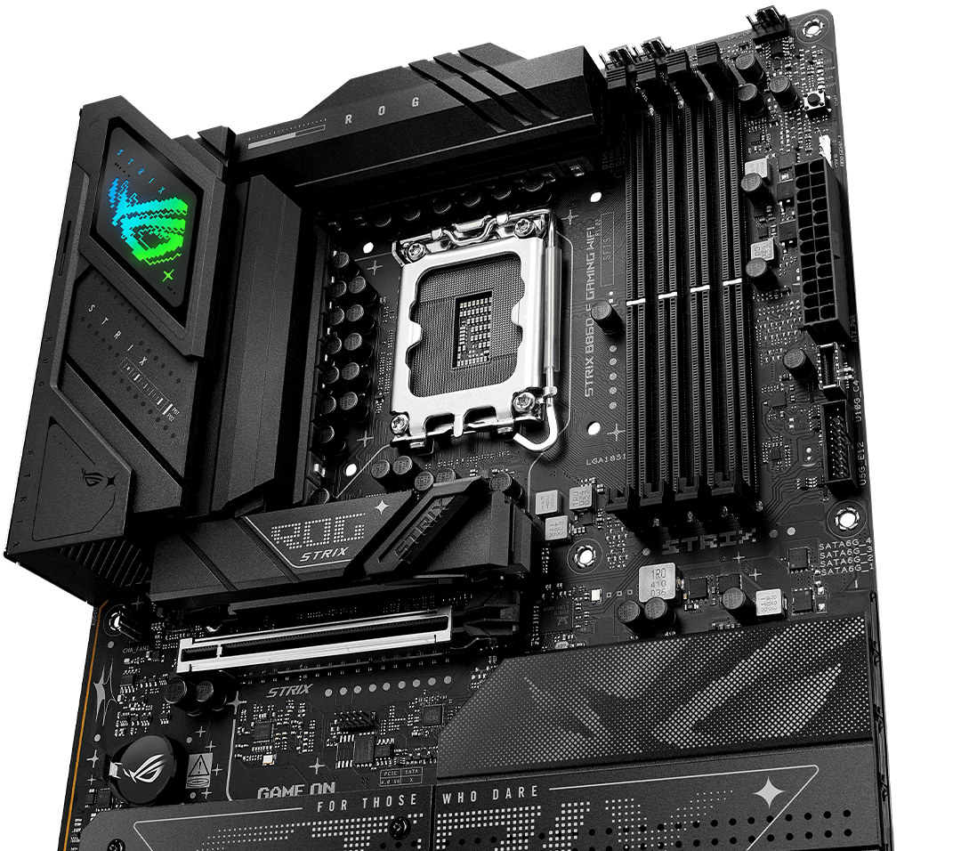 The ROG Strix  B860-F features 16+2+2 power stages rated for 110 amps.