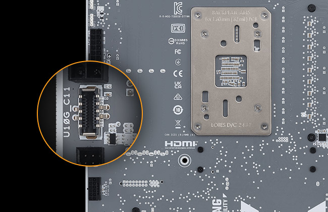 Front USB 10Gbps Type-C®