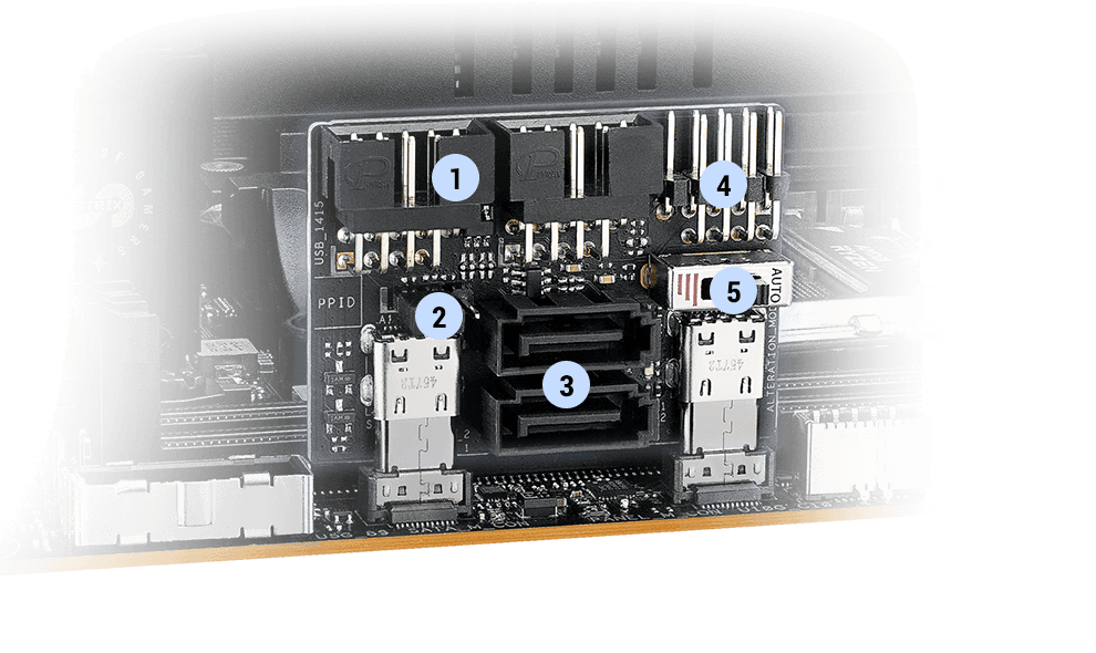 Strix X870-I M.2 heatsinks and backplate layout