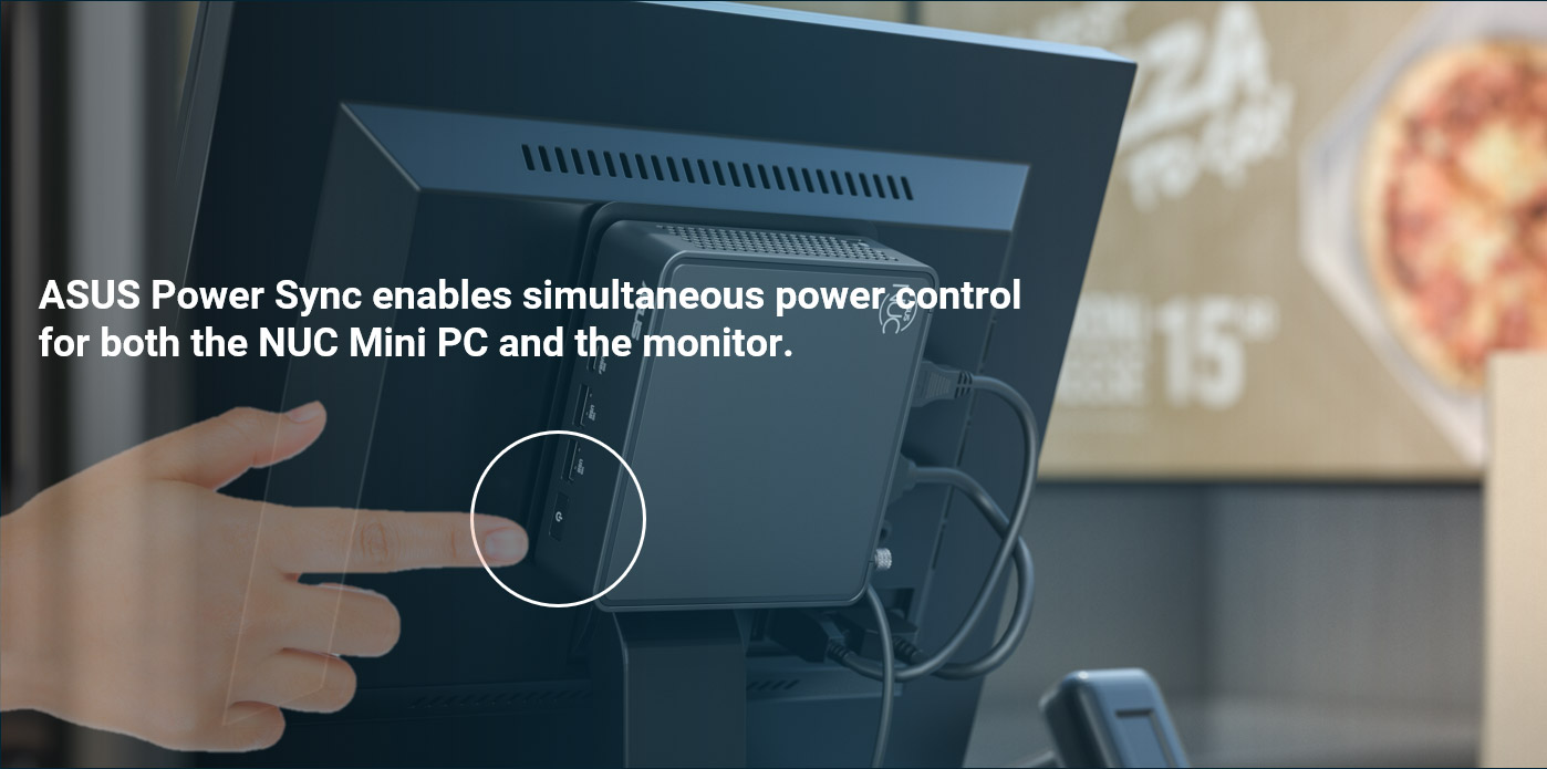 同步显示器和迷你 PC 上的电源状态
