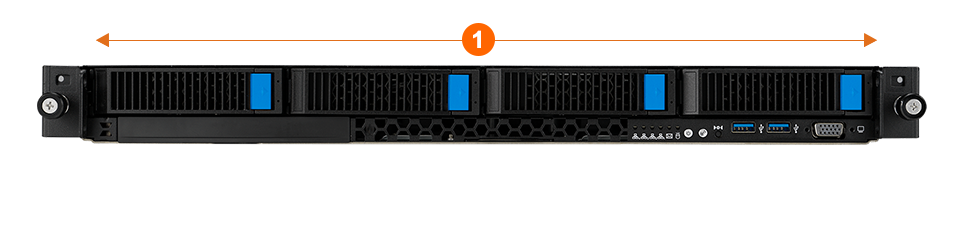 4 NVMe configuration on front panel