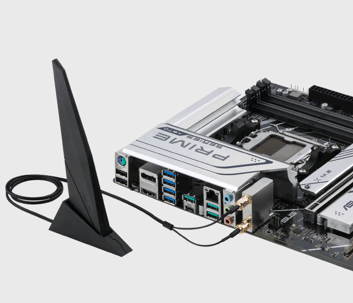 The PRIME B650M-K-CSM motherboard features onboard WIFI 6.