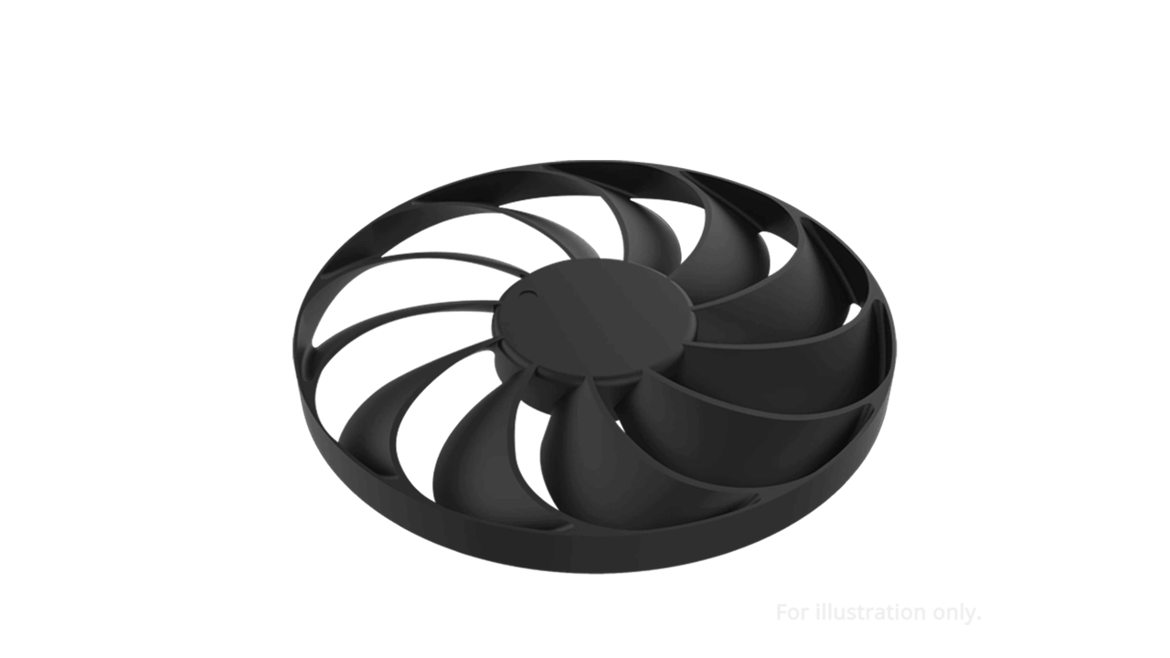 Prime RTX 5060 fan illustration