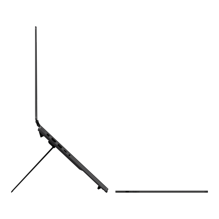 07_Right side of ROG Zephyrus DUO 16 (2026) with two vertical screens