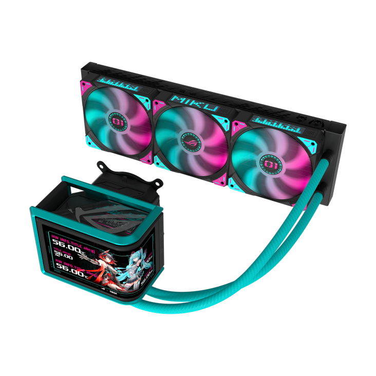 ROG Ryuo IV 360 ARGB Miku Edition liquid cooler 