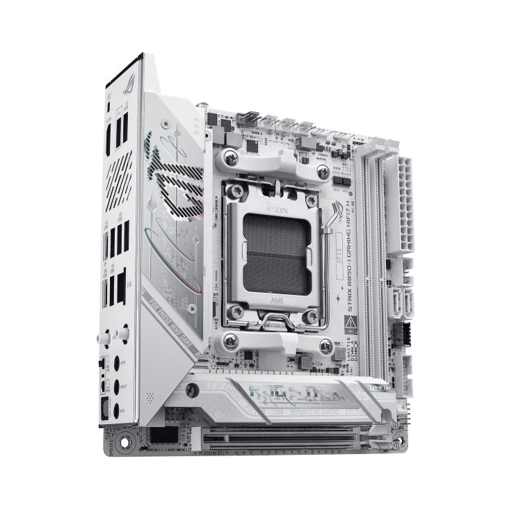 ROG STRIX B850-I GAMING WiFi7 W迷你吹雪