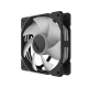 TUF Gaming TR120 ARGB Fan Black 45 degree view with standard fan blade