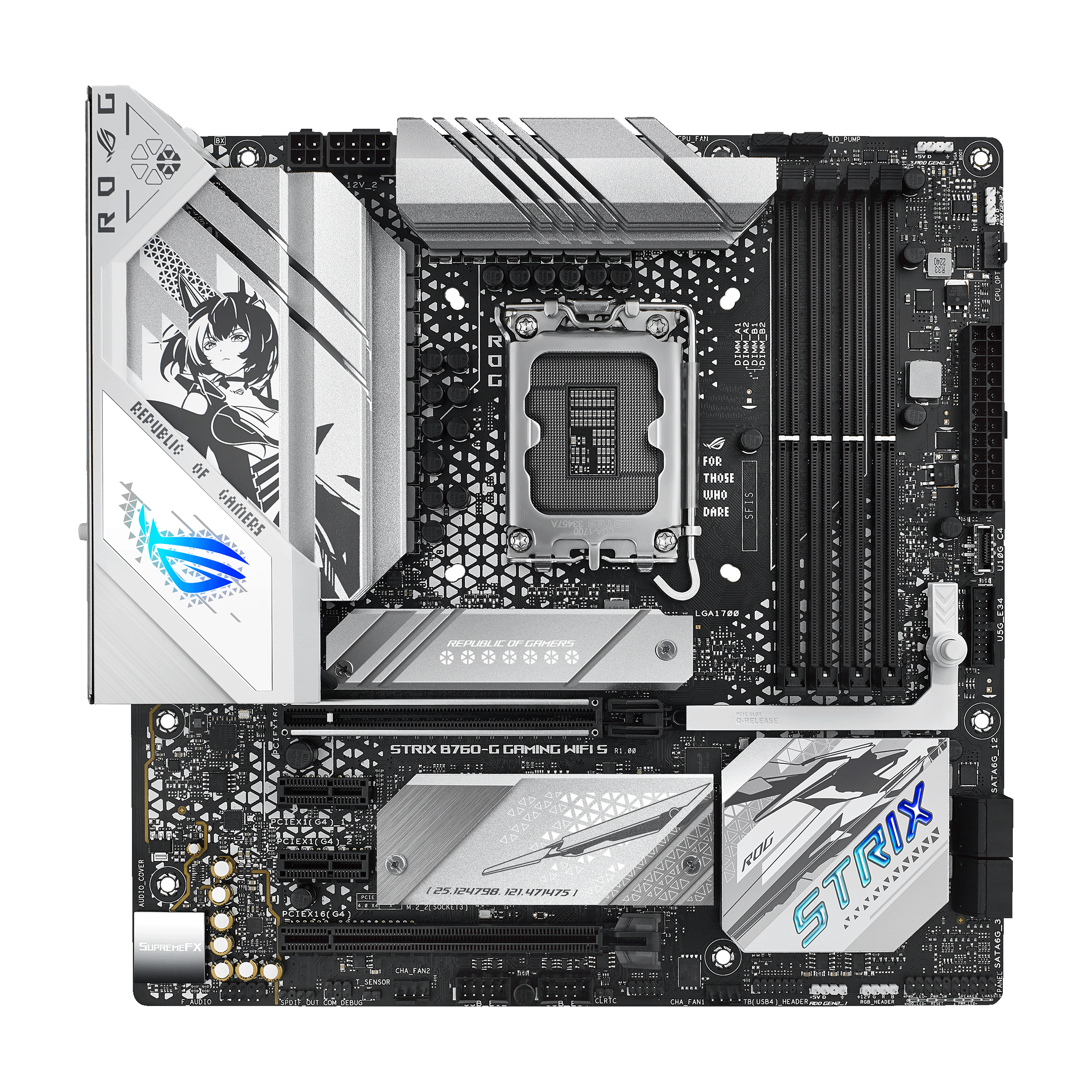 ROG STRIX B760-G GAMING WIFI S小吹雪| 电竞motherboards｜ROG 