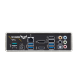 TUF GAMING B550-PLUS I/O ports closeup