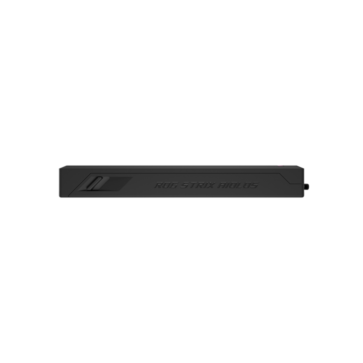 ROG Strix Aiolos side view shown tool-free design button