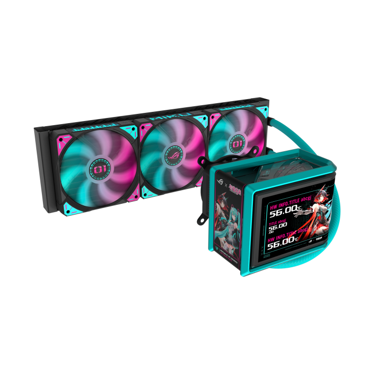 ROG Ryuo IV 360 ARGB Miku Edition liquid cooler 