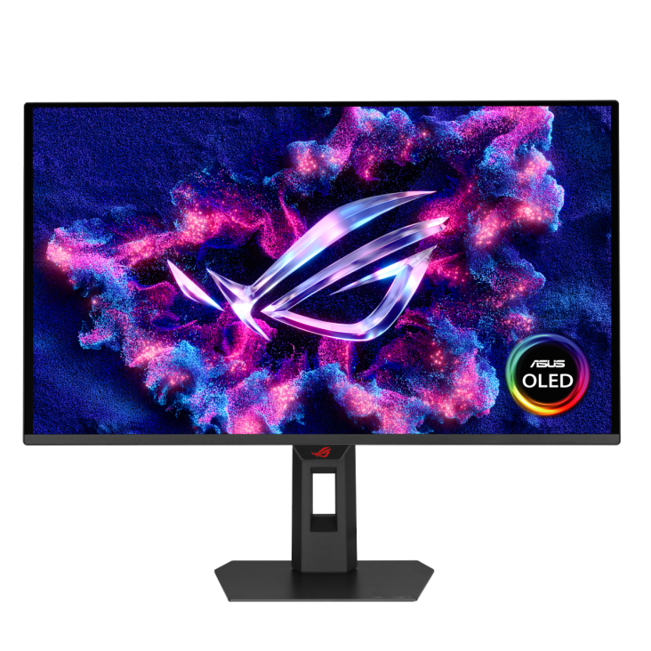 XG27AQDNG2 front view with OLED logo