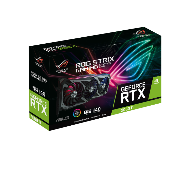 ROG-STRIX-RTX3060TI-8G-GAMING graphics card packaging