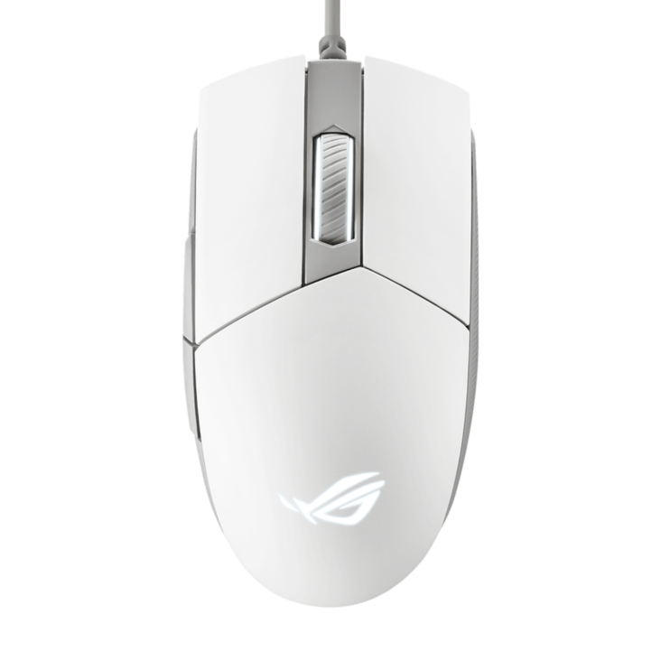 ROG Strix Impact II Moonlight White top view