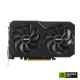 Front view of the ASUS Dual GeForce RTX 3050 SI V2 graphics card with NVIDIA logo