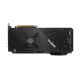 TUF GAMING AMD Radeon RX 6700 XT OC Edition graphics card, rear view 