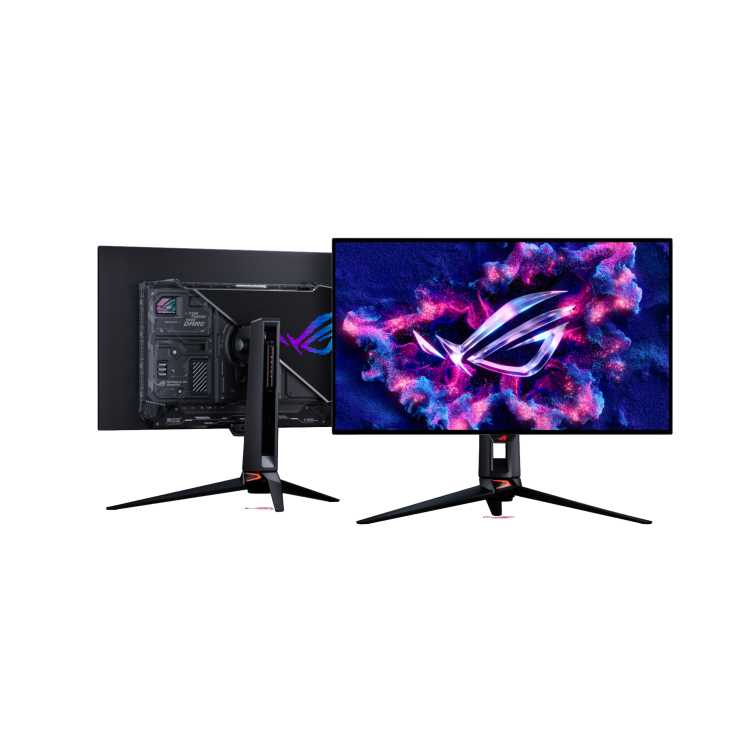 PG32UCWM front view and rear view