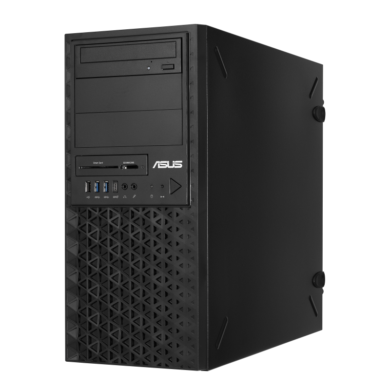 ExpertCenter E500 G9 workstation, left side view