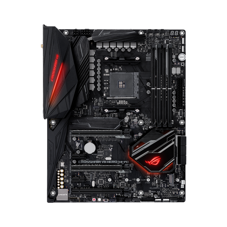 ROG CROSSHAIR VII HERO (WI-FI) front view