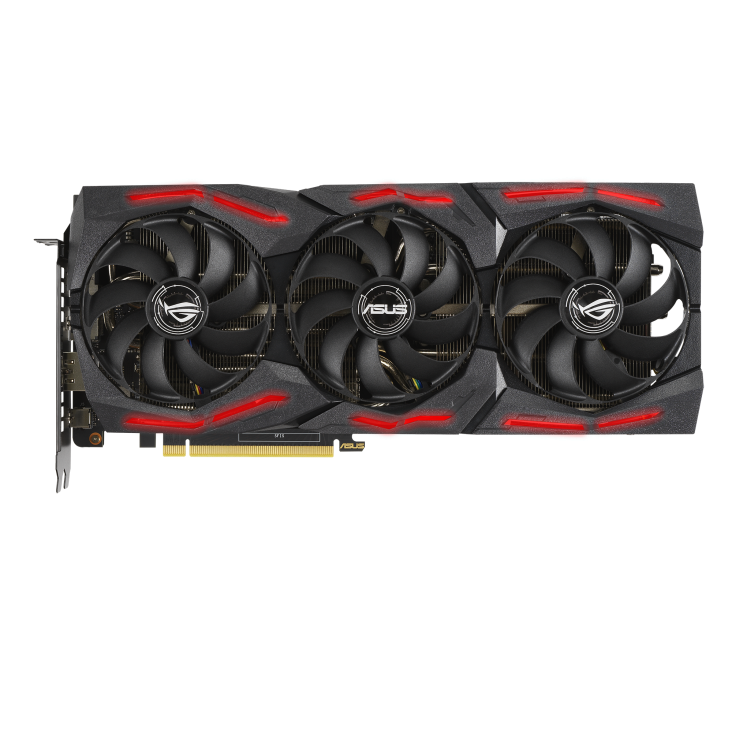 ROG-STRIX-RTX2060-O6G-EVO-V2-GAMING graphics card, front view