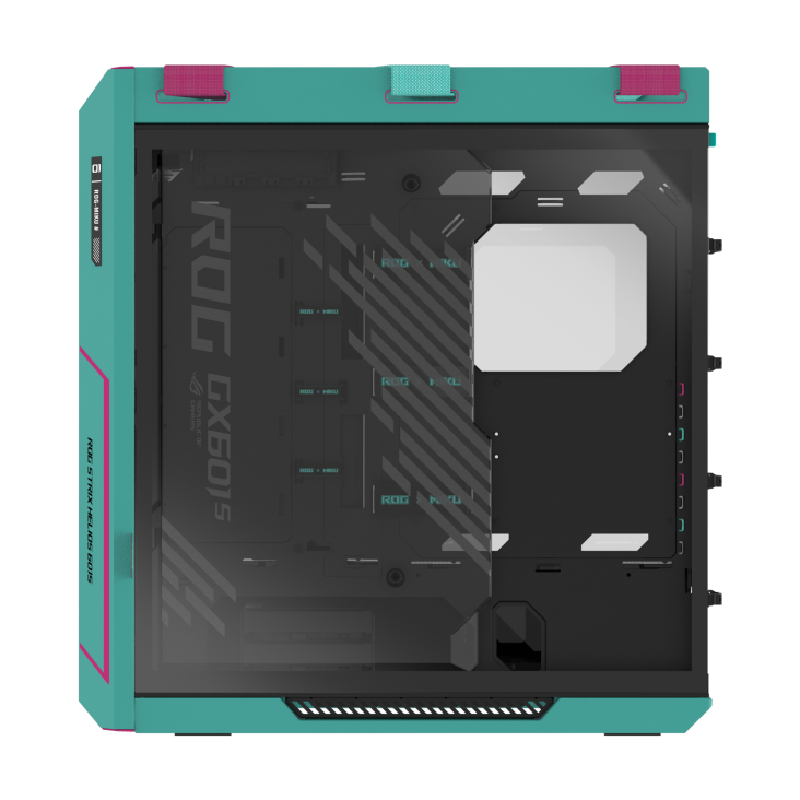 ROG Strix Helios II Hatsune Miku Edition right side shot