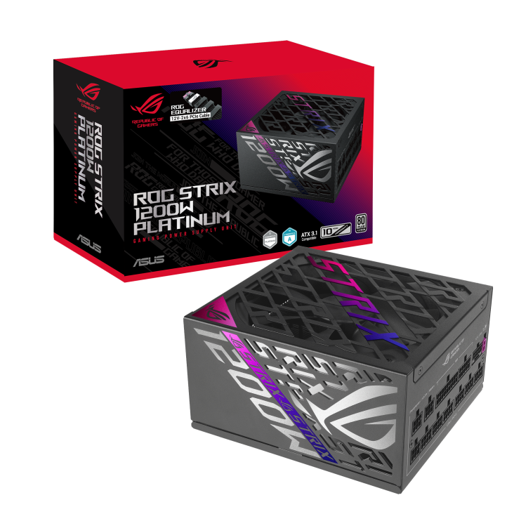 ROG Strix 1200W Platinum with ROG Equalizer package