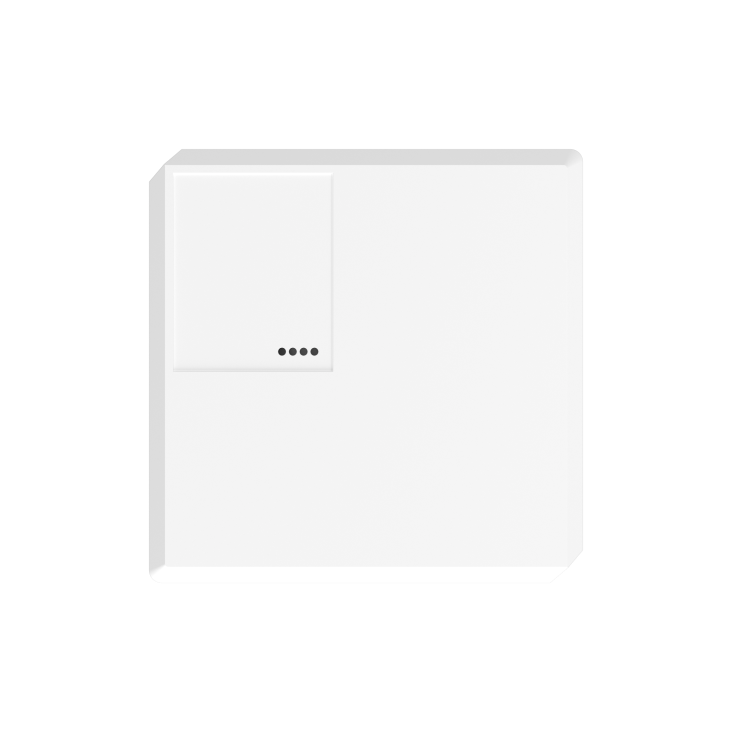 ROG GR120 ARGB PWM Fan hub white rear view