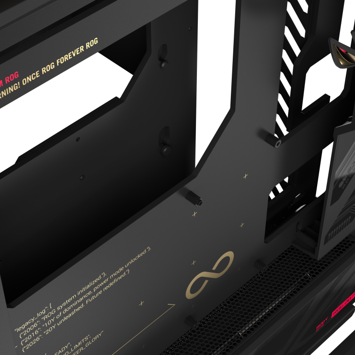 ROG GR20 Edition 20 36mm-wide cabling space