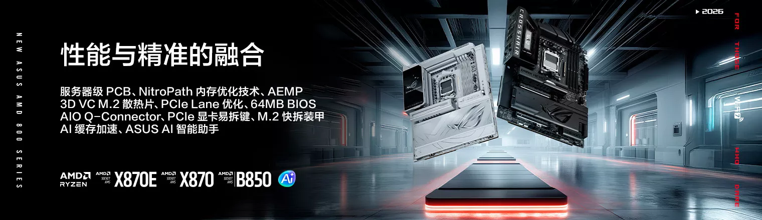 ASUS New X870E/X870/B850 系列