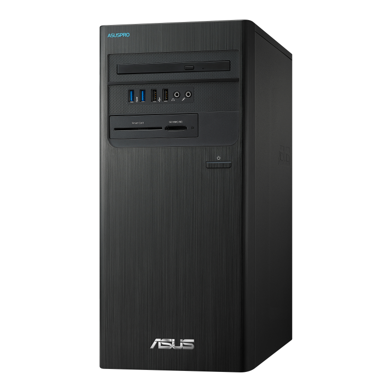 An angled front view of an ASUSPRO D640MB.