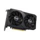 ASUS Dual GeForce RTX 3060 OC Edition 8GB GDDR6 graphics card, front view, showcasing the fan