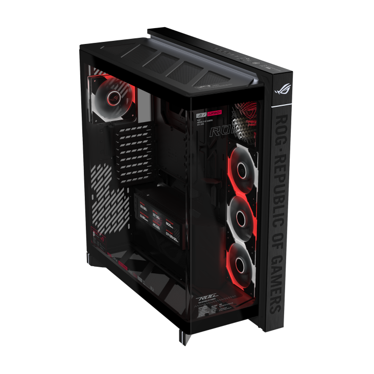 ROG Cronox ARGB Black top-down view