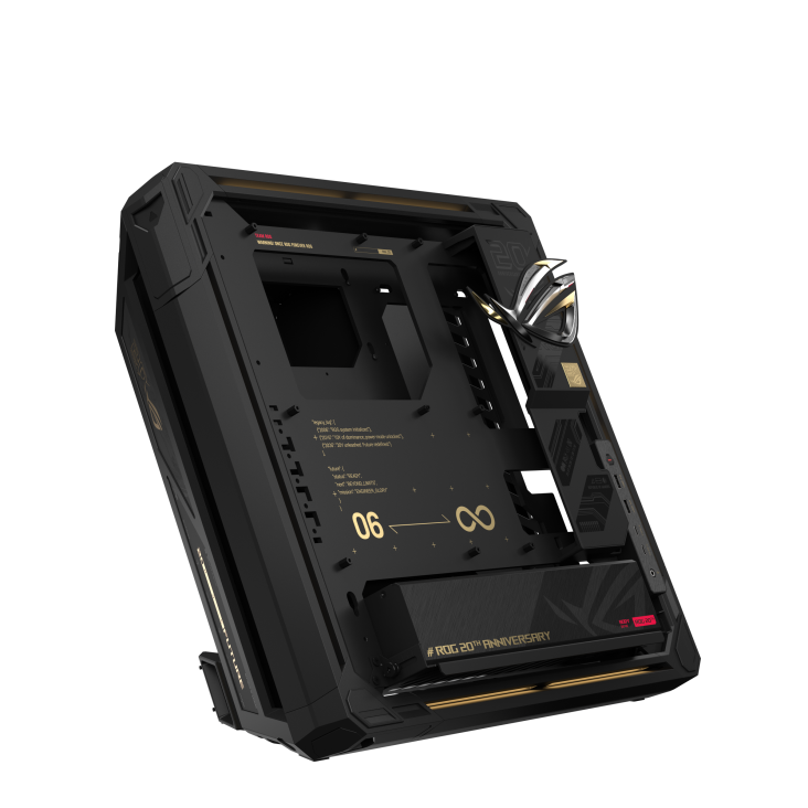 Angled Placement of ROG GR20 Edition 20 with a closer look at the crossflow fan