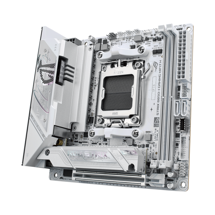 ROG STRIX B850-I GAMING WiFi7 W迷你吹雪
