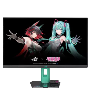 ROG绝神 RO姬x初音未来版显示器