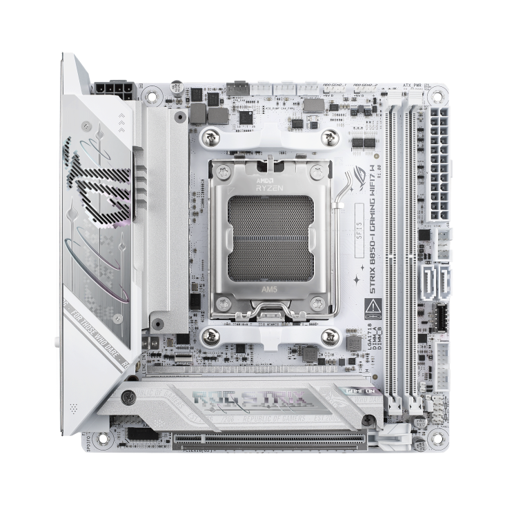 ROG STRIX B850-I GAMING WiFi7 W迷你吹雪