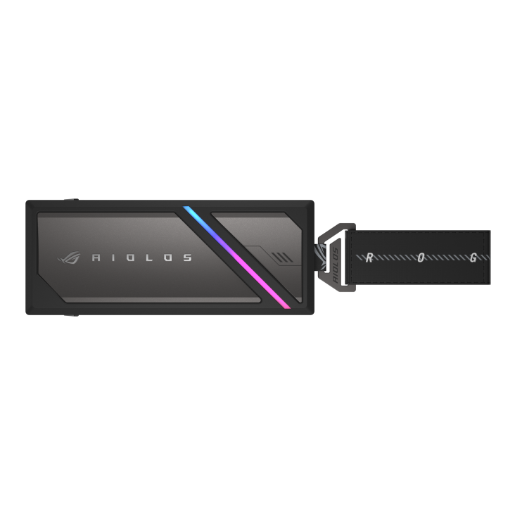 ROG Strix Aiolos front facing with braided strap