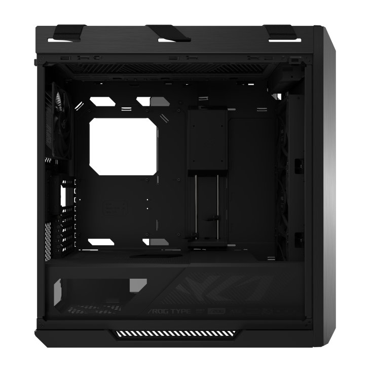 ROG Strix Helios II Black left side view without side panel