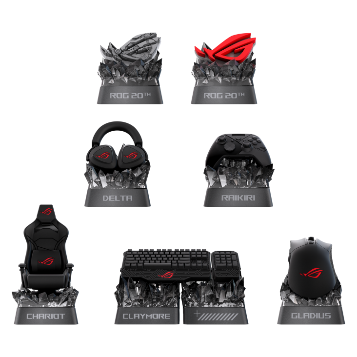 ROG Keycap Mystery Box Edition 20 Full Set Front View